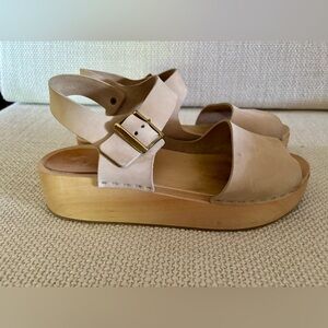 Bryr Studio Ursi Platform Sandal Bone Nubuck 10 / 40